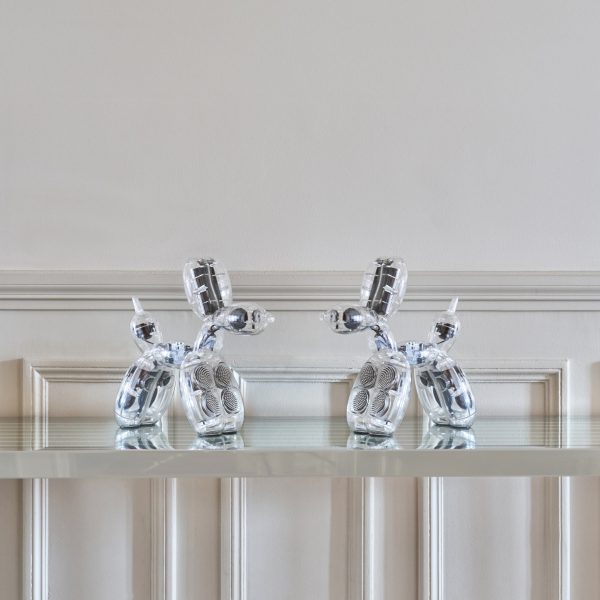 Jeff Koons Balloon Dog Speaker from Lexon - Transparent