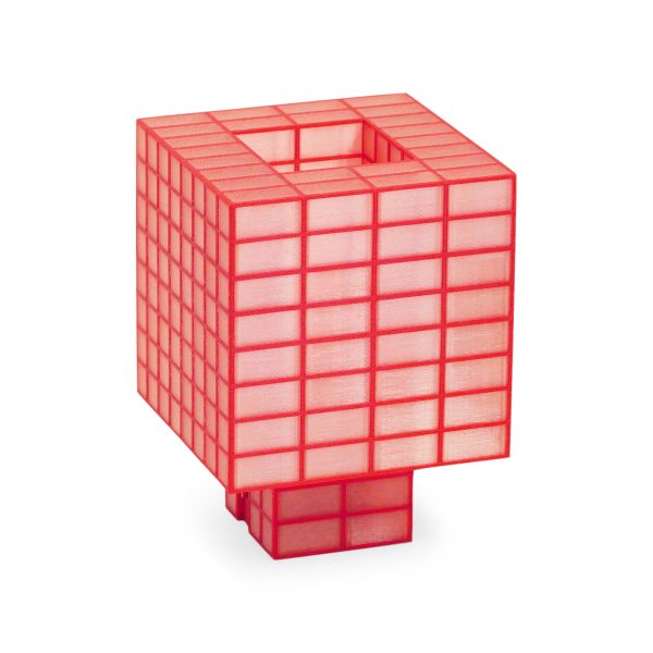 Tesser Portable Lamp - Pink/ Red