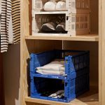 HAY Recycled Plastic Collapsible Color Crate - Electric Blue
