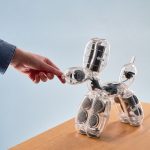Jeff Koons Balloon Dog Speaker from Lexon - Transparent