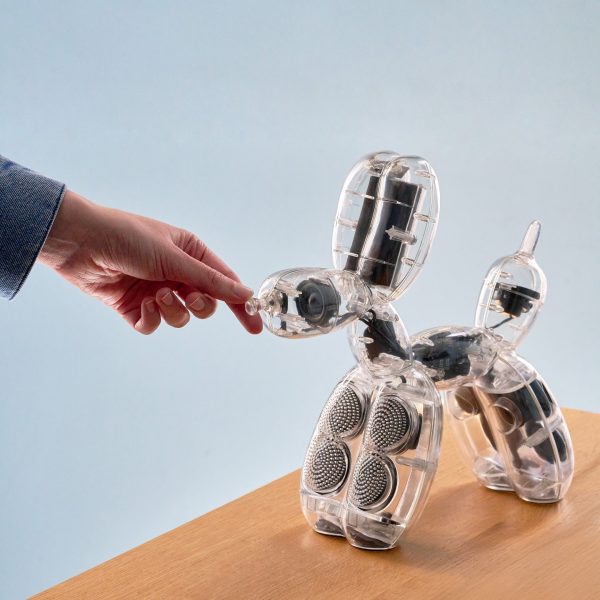 Jeff Koons Balloon Dog Speaker from Lexon - Transparent
