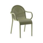 Tom Dixon Groove Outdoor Stacking Armchair - Moss