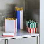 HAY Tin Container - Blue/ Off White