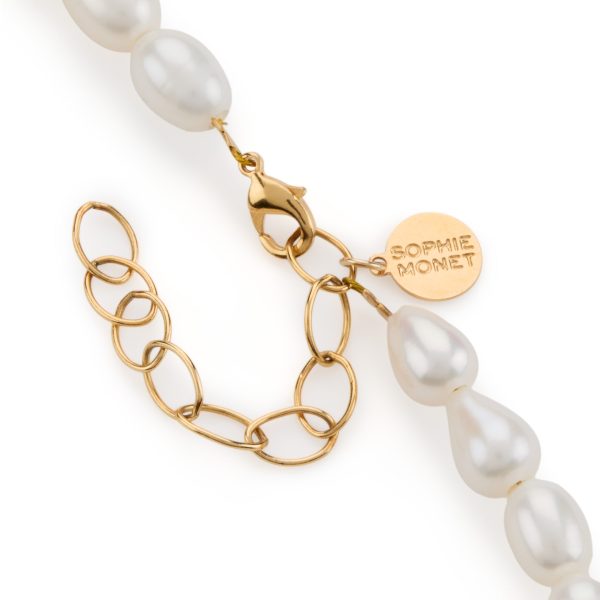 Sophie Monet Pearl Heart Necklace