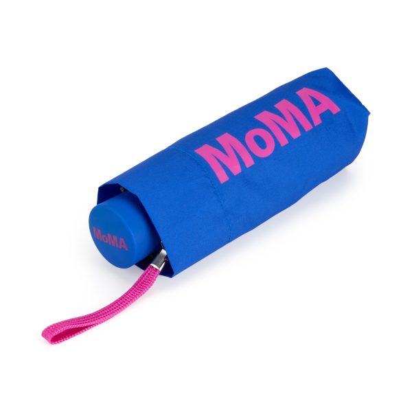 Colorful MoMA Umbrella - Navy/ Fuchsia