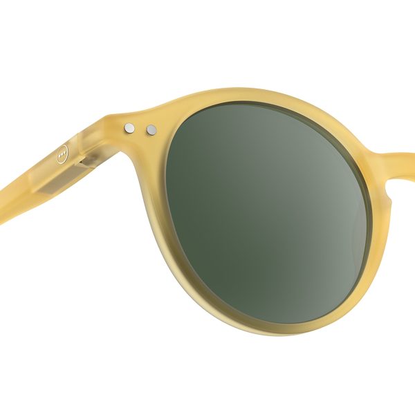 IZIPIZI Round Sunglasses #D - Yellow Honey