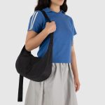 Baggu Recycled Nylon Crescent Bag - Black