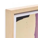 Helen Frankenthaler Mauve District Framed Poster