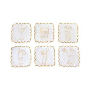 Stitch Your Own Cocktail Napkins - Set of 6 - Cocktail