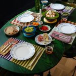 Dusen Dusen Striped Cotton Placemats - Set of 4 - Dual Stripe
