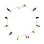 Beaded Fruit Salad Necklace