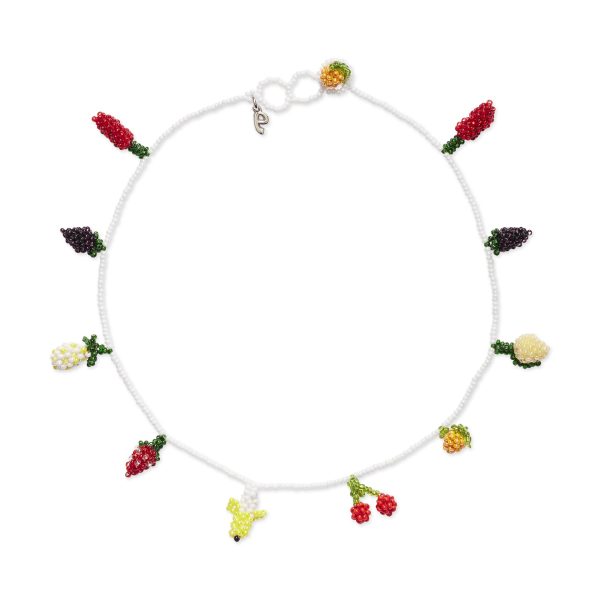 Beaded Fruit Salad Necklace
