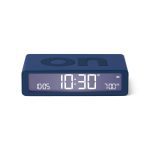 Lexon Flip Rechargeable Alarm Clock - Dark Blue