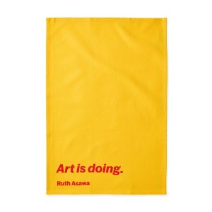 MoMA Artist Quote Cotton Tea Towel - Ruth Asawa