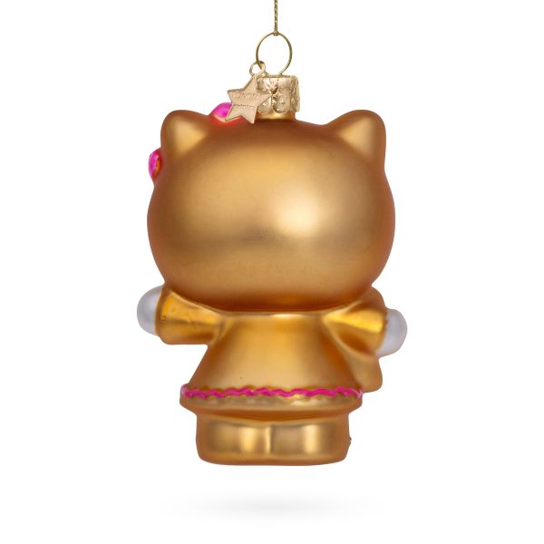 Hello Kitty Glass Holiday Ornament - Hello Kitty Gingerbread