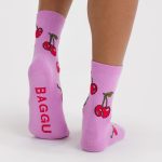Baggu Crew Socks - Cherries