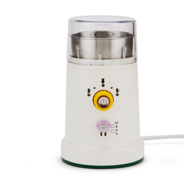 Bodum Adjustable Electric Coffee Grinder - White/ Multi
