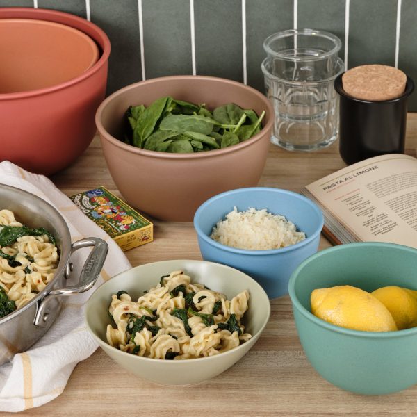 Plant-Based Astrik Plastic Nesting Bowls - Set of 5