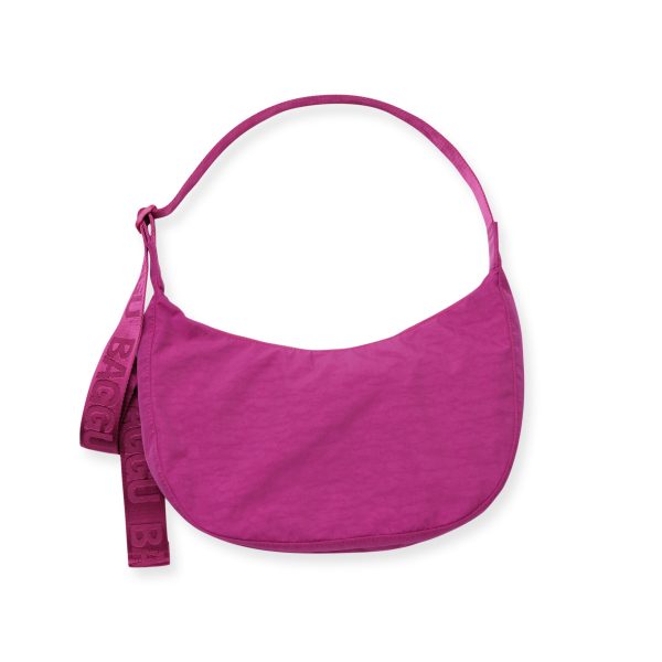 Baggu Recycled Nylon Crescent Bag - Deep Fuchsia