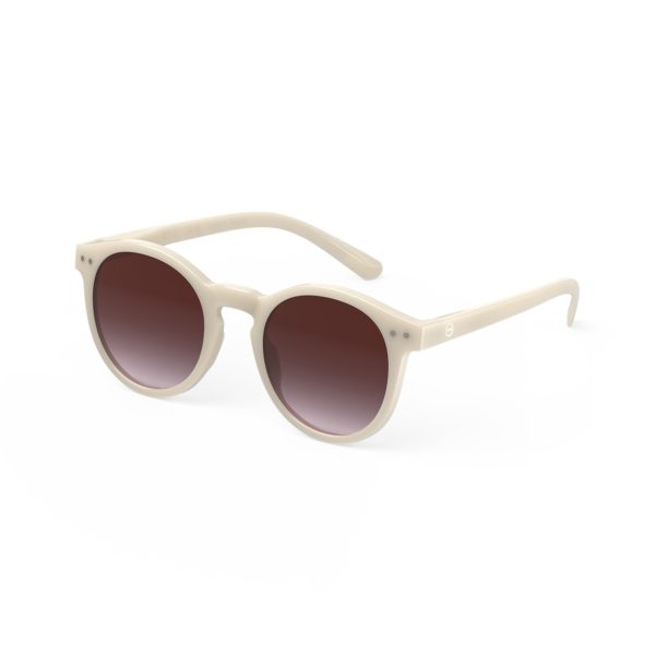 IZIPIZI Round Sunglasses #M - Vintage Cream