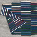 Nanimarquina Lattice Rug Blue - 2'8'' X 4'3''
