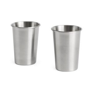 HAY Outdoor Market by Jasper Morrison Shop Steel Cups - Set of 2 - Small