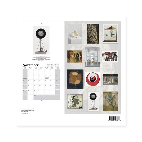 Marcel Duchamp 2027 Wall Calendar