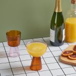 Oorun Didun Glass Cups by Yinka Ilori - - Pink/ Amber