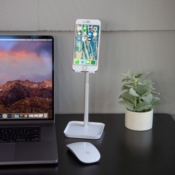 Extendable Phone Stand - White