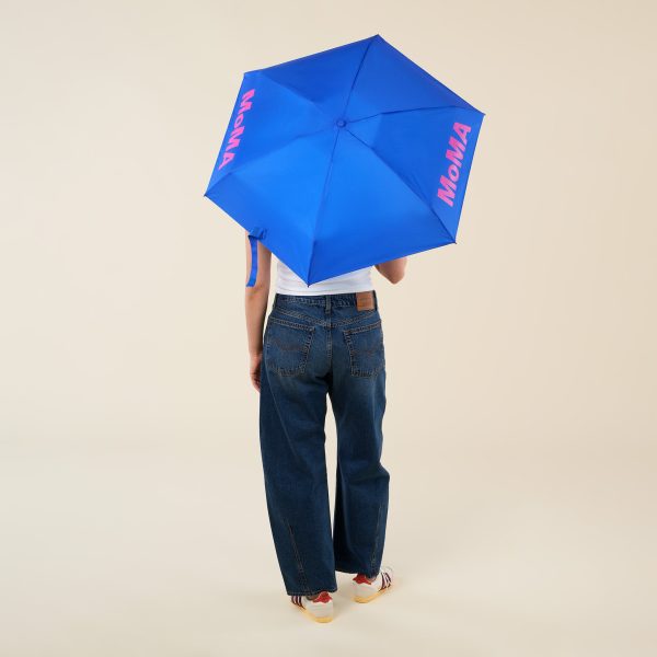 Colorful MoMA Umbrella - Green/ Navy
