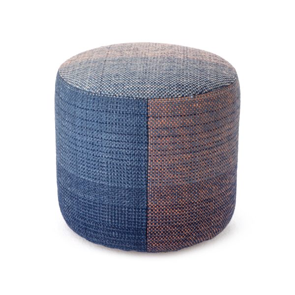 Nanimarquina Shade Pouf Stool - Blue/ Multi 2B