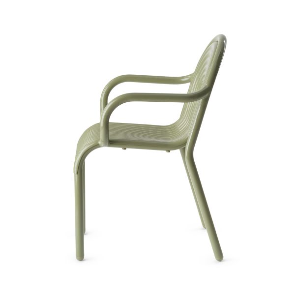 Tom Dixon Groove Outdoor Stacking Armchair - Moss
