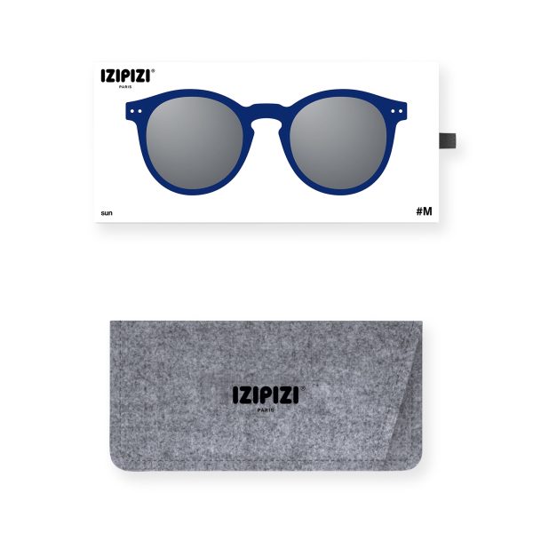 IZIPIZI Round Sunglasses #M - Midnight Blue