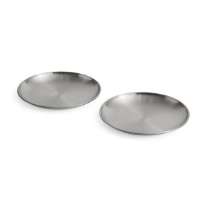 HAY Outdoor Market by Jasper Morrison Shop Steel Plates - Set of 2 - Medium