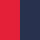 Lumio Book Lamp - Red/ Navy