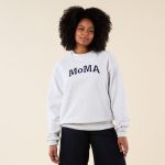 Champion Crewneck Sweatshirt - MoMA Edition - Silver Gray