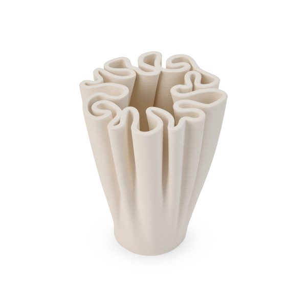 3D-Printed Ceramic Dedali Vase - X-Small