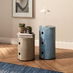 Kartell Componibili 3-Tier Storage - Sky Blue