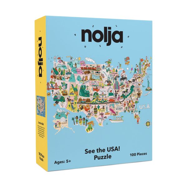 See the USA! Jigsaw Puzzle - 100 pieces