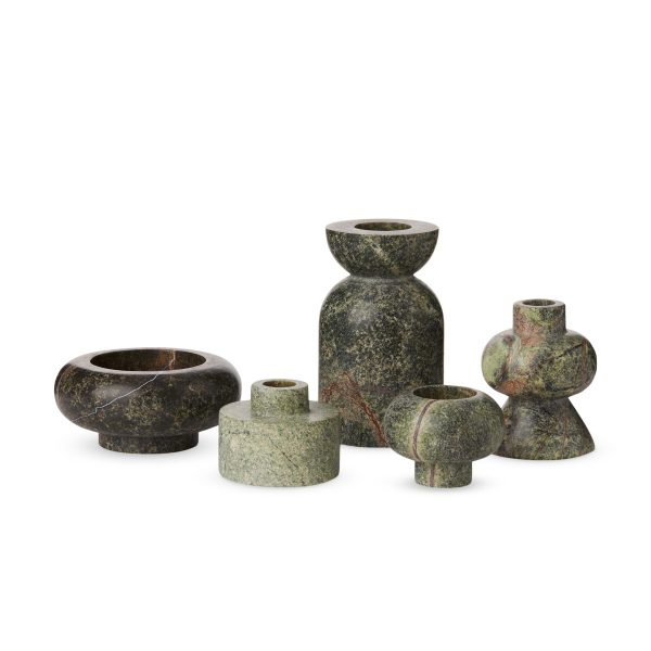 Tom Dixon Stone Stacking Candleholder - Green