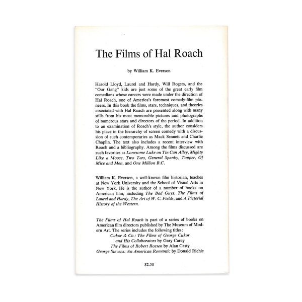 The Films of Hal Roach - Paperback