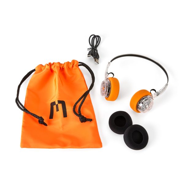 Mondo Freestyle Transparent Headphones - Clear