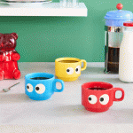 Kyoro Kyoro Stoneware Stacking Mugs - Set of 3