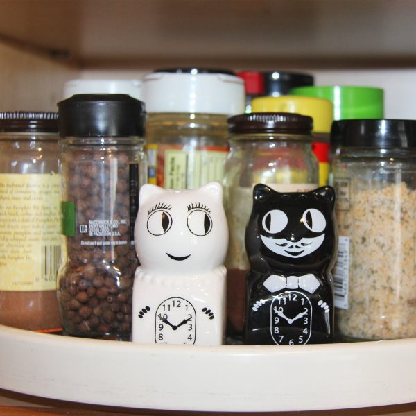 Kit-Cat Salt & Pepper Shakers - Set of 2