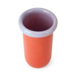 Plegado Glass Vase - Orange/ Pale Pink