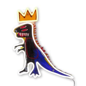 Jean-Michel Basquiat Pez Dispenser Neon Sign