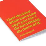 MoMA Faith Ringgold Quote Notebook