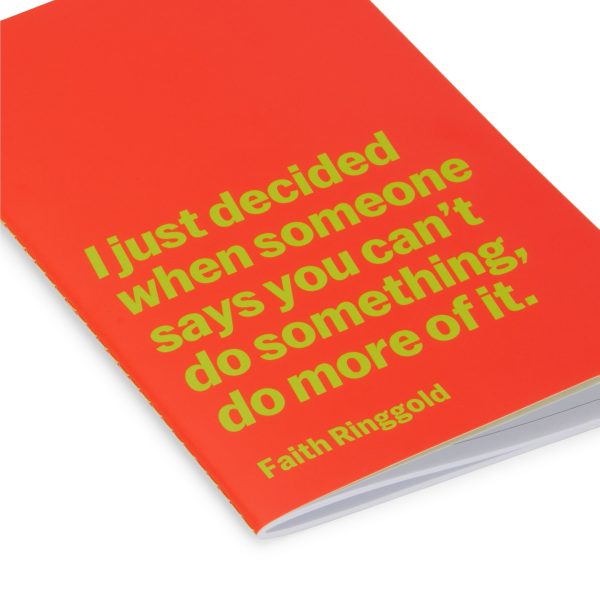 MoMA Faith Ringgold Quote Notebook