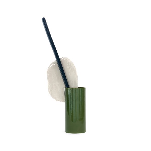 Vitra D??coupage Ceramic Vase - Blue