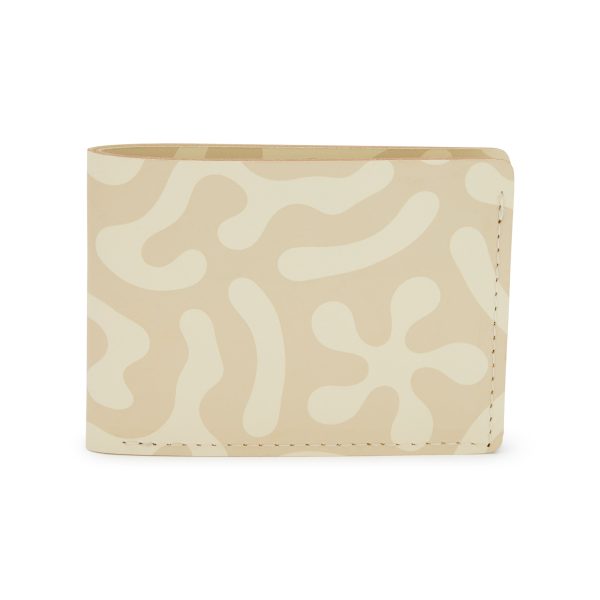Dusen Dusen Recycled Leather Billfold Wallet - Sand